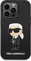 Apple KLHCP14LSNIKBCK Karl lagerfeld liquid ikonik nft szilikon hátlap tok  iphone 14 pro, fekete kép