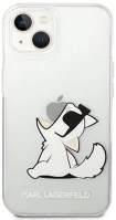 Apple KLHCP14MCFNRC Karl lagerfeld choupette eat hátlap tok  iphone 14 plus, átlátszó kép