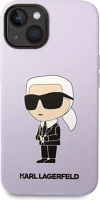 Apple KLHCP14MSNIKBCU Karl lagerfeld liquid ikonik nft szilikon hátlap tok  iphone 14 plus, lila kép