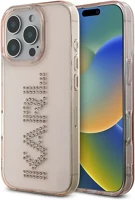 Apple KLHCP16LHKLSTDCP Karl lagerfeld iml rhinestones logo iphone 16 pro hátlap tok kép