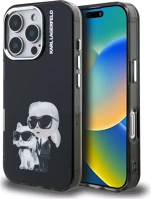 Apple KLHCP16XHMKCAQK Karl lagerfeld iml aquarelle karl and choupette iphone 16 pro max hátlap tok kép