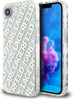 Apple KLHCPSE4HKFOEMD Karl lagerfeld iml repeat logo iphone 17e / iphone 16e hátlap tok, arany kép