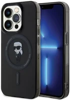 Apple KLHMP15LHFCKNOK Karl lagerfeld iml ikonik magsafe  iphone 15 pro hátlap tok, fekete kép