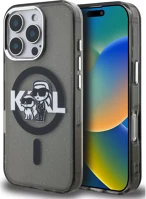 Apple KLHMP15LHGKCGKBK Karl lagerfeld iml glitter karl and choupette sketch iphone 15 pro magsafe kép