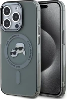 Apple KLHMP15LHLSKCK lagerfeld iml k&ch heads metal frame iphone 15 pro magsafe tok kameravédő kép