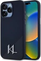 Apple KLHMP15LSCMKMPCK Karl lagerfeld silicone shadow metal initial iphone 15 pro hátlap tok kép