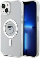 Apple KLHMP15MHFCCNOT Karl lagerfeld iml choupette magsafe  iphone 15 plus hátlap tok, átlátszó kép