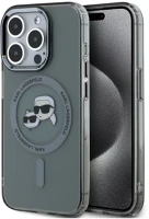Apple KLHMP15XHLSKCK Karl lagerfeld iml karl & choupette metal frame iphone 15 pro max magsafe tok kép
