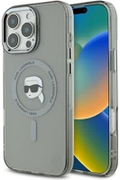 Apple KLHMP16LHLSKIK Karl lagerfeld iml metal karl head iphone 16 pro magsafe kemény hátlap tok kép