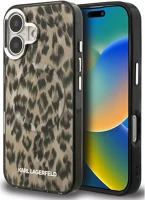 Apple KLHMP16SHDLEOICW Karl lagerfeld iml leopard iphone 16 magsafe kompatibilis leopárd mintás kép