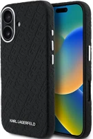Apple KLHMP16SPGKLFOFK Karl lagerfeld grained pu repeated logo iphone 16 magsafe kompatibilis kép