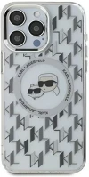 Apple KLHMP16XHMCKMHT Karl lagerfeld iml monogram karl&choupette head iphone 16 pro max hátlap tok kép