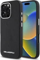 Apple KLHMP16XPSAFWMCK Karl lagerfeld saffiano full wrapped elongated metal logo iphone 16 pro max kép