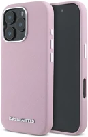 Apple KLHMP16XPSAFWMCP Karl lagerfeld saffiano full wrapped elongated metal logo iphone 16 pro max kép