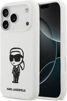 Apple KLHMP17LSKIGROH Karl lagerfeld silicone karl sketch & logo iphone 17 pro magsafe kompatibilis kép