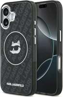 Apple KLHMP17SHMKBCHOK Karl lagerfeld iml choupette head logo iphone 17 magsafe kompatibilis hátlap kép