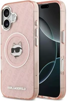 Apple KLHMP17SHMKBCHOP Karl lagerfeld iml choupette head logo iphone 17 magsafe kompatibilis hátlap kép