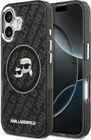 Apple KLHMP17SHMKBKCHOK Karl lagerfeld iml glitter karl & choupette heads logo iphone 17 magsafe kép