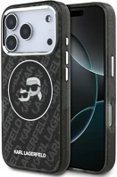 Apple KLHMP17XHMKBKCHOK Karl lagerfeld iml glitter karl & choupette heads logo iphone 17 pro max kép
