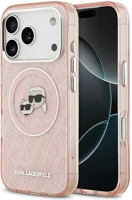 Apple KLHMP17XHMKBKCHOP Karl lagerfeld iml glitter karl & choupette heads logo iphone 17 pro max kép