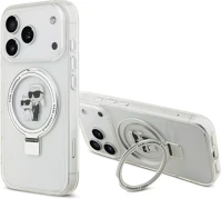 Apple KLHMP17XHMRSKCH Karl lagerfeld ringstand karl and choupette iphone 17 pro max magsafe tok kép