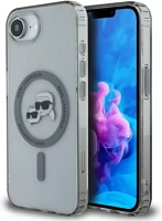 Apple KLHMPSE4HLSKCK Karl lagerfeld iml metal karl & choupette heads iphone 17e / iphone 16e kép