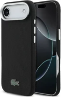 Apple LCFCMP17MPLAK Lacoste iconic petit pique metal logo  iphone air (2025) magsafe tok, fekete kép