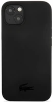 Apple LCHCP13SSK Lacoste glossy printing logo iphone 13 mini szilikon tok, fekete kép