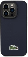 Apple LCHMP15LPVCV Lacoste iconic petit pique woven logo iphone 15 pro magsafe tok, sötétkék kép
