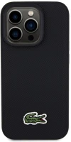 Apple LCHMP15XPVCK Lacoste iconic petit pique woven logo iphone 15 pro max magsafe tok, fekete kép