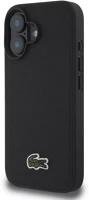 Apple LCHMP16LPVCK Lacoste iconic petit pique woven logo iphone 16 pro magsafe tok, fekete kép