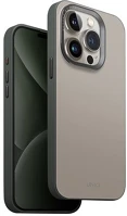 Apple LDSIVYLGRN 15 iphone 15 pro, műanyag hátlap védőtok, bőrhatásű hátlap, magsafe kép