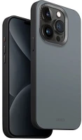 Apple LDSWBLUBLK 15 iphone 15 pro, műanyag hátlap védőtok, bőrhatásű hátlap, magsafe kép