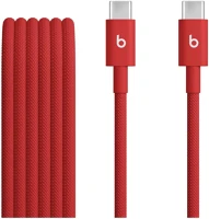 Apple MDGF4ZM/A beats usb-c-usb-c gyári szőtt töltő- és adatkábel, 1.5m, piros (mdgd4zm kép