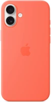 Apple MDGT4ZM/A Iphone 16 plus silicone case with magsafe - tangerine (seasonal) kép