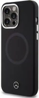 Apple MEHMP15X23SCMK Mercedes liquid bicolor  iphone 15 pro max magsafe tok, fekete kép