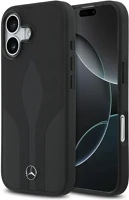 Apple MEHMP17S25ROLAUK Mercedes leather the move  iphone 17 magsafe hátlap tok, fekete kép