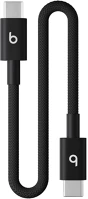 Apple MEQ94EE/A Beats usb-c – usb-c szőtt borítású rövid kábel (20 cm) – fotonfekete kép