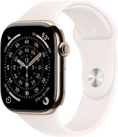 Apple MFD54MP/A Watch s11 cellular 46mm gold titanium case with light blush sport band - s/m kép