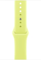 Apple MFGV4ZM/A Watch 46mm band:  neon yellow sport band - s/m - seasonal kép