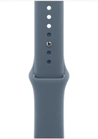 Apple MFGY4ZM/A 46 mm-es sportszíj – acélkék – m/l kép