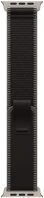 Apple MFT84ZM/A Watch 49mm loop:  black/charcoal trail loop - s/m - natural titanium finish kép