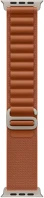 Apple MFTA4ZM/A Watch 49mm loop:  terra cotta alpine loop - small - natural titanium finish kép