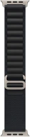 Apple MFTE4ZM/A Watch 49mm loop:  black alpine loop - small - natural titanium finish kép