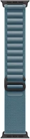 Apple MG9L4ZM/A Watch 49mm loop:  light blue alpine loop - medium - black titanium finish kép