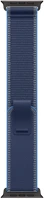 Apple MG9Q4ZM/A Watch 49mm loop:  blue/bright blue trail loop - s/m - black titanium finish kép