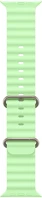 Apple MGCG4ZM/A Watch 49mm band:  neon green ocean band extension - natural titanium finish kép