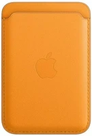 Apple MHLP3ZE/A Iphone leather wallet mágneses gyári bőr kártyatartó, magsafe, narancs kép