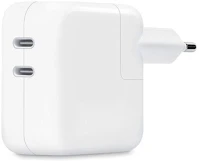Apple MNWP3ZM/A Hálózati töltő 2 type-c aljzat (35w, gyorstöltés támogatás) fehér kép