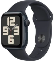 Apple MR9X3QP-A watch se (2023) gps 40mm éjfekete alumíniumtok, éjfekete sportszíj kép